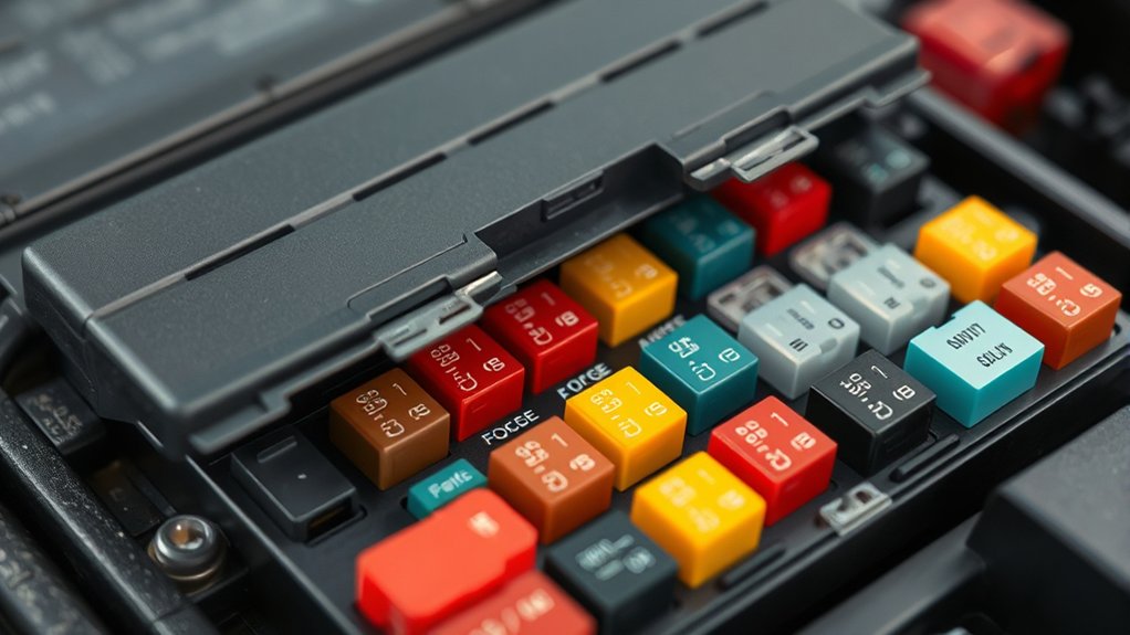 Locating and replacing a low-voltage fuse in a Toyota Camry fuse panel
