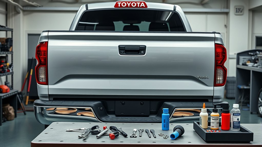 Maintaining Toyota Tundra tailgate latches for reliable long-term operation