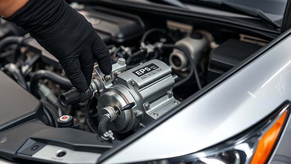 Maintaining Toyota Camry electric power steering through battery, tire, wiring, and warning-light checks