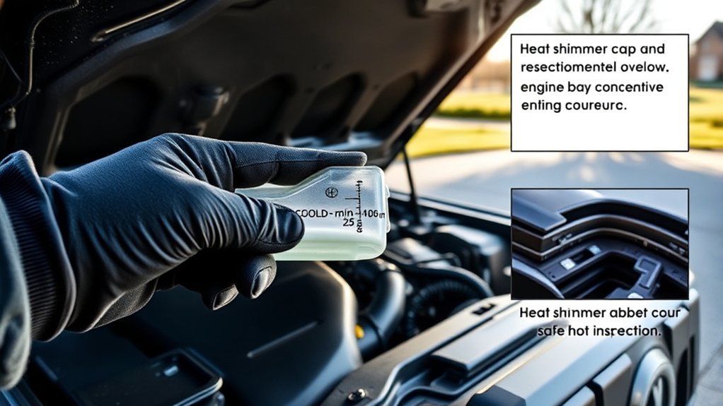 Maintaining the correct Toyota Tacoma coolant reservoir level