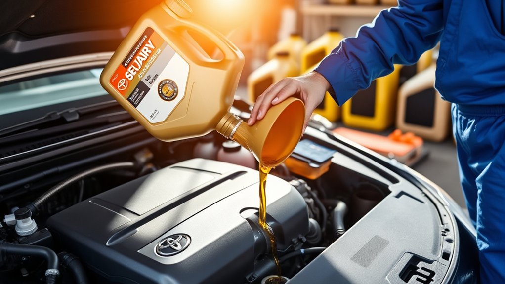 maintain quality engine oil