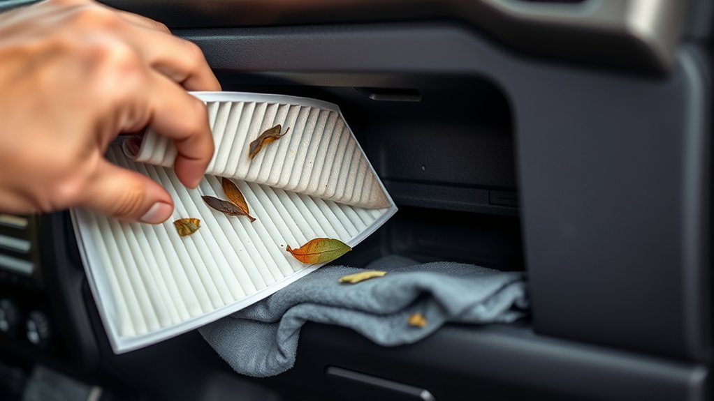 Toyota Tacoma cabin air filter helping maintain cabin air quality