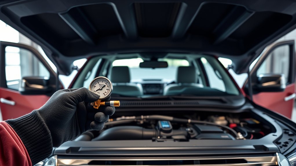 Inspecting and maintaining a Toyota Tundra air conditioning system