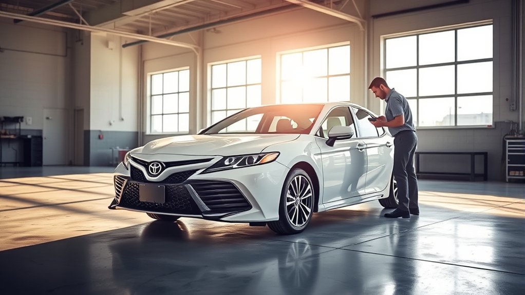 Maintaining Toyota Camry warranty coverage with service records and scheduled maintenance