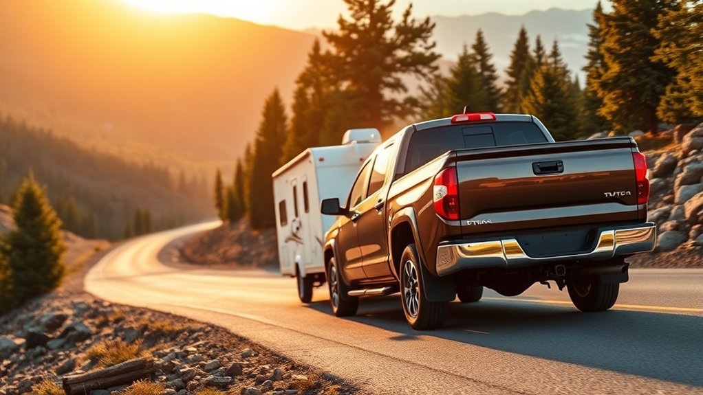 Selecting a lower transmission range for safe towing