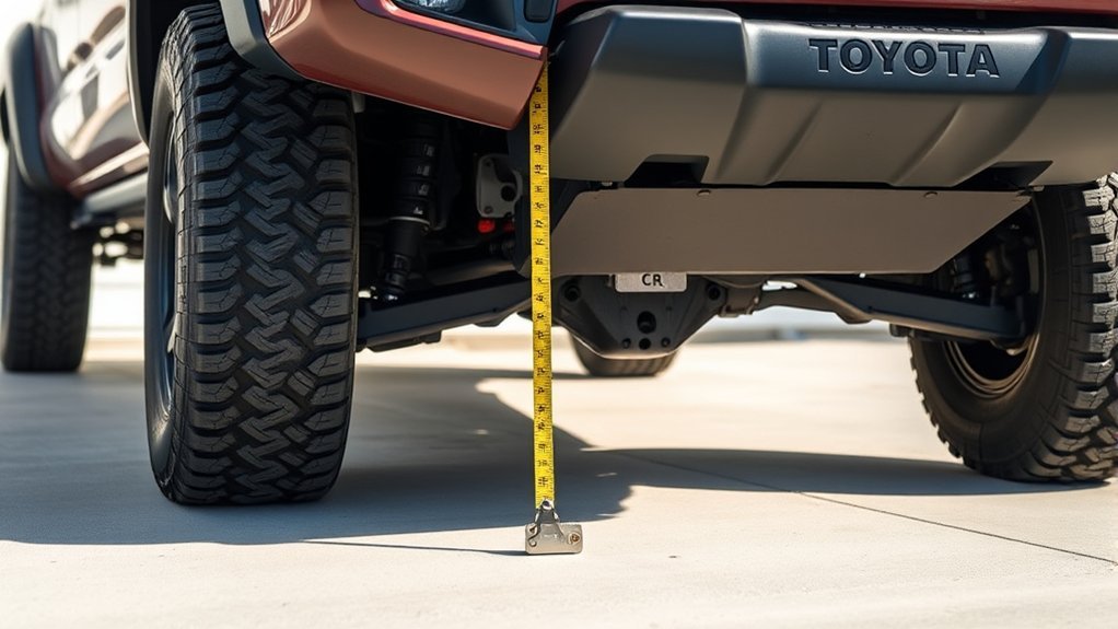 measure tacoma ground clearance