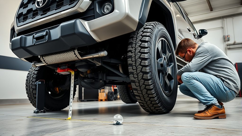 measure vehicle clearance accurately