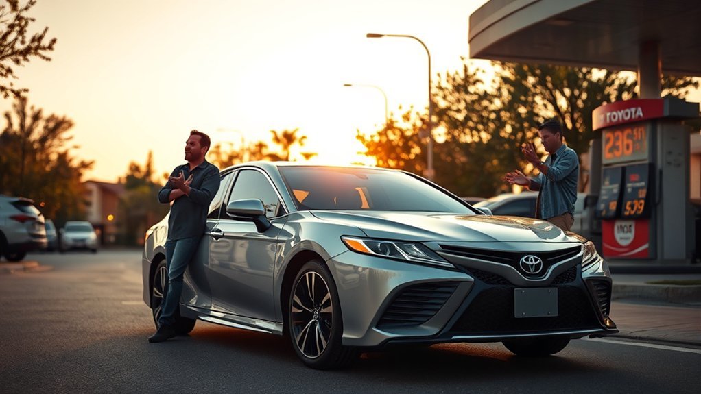 Smooth driving habits improve Toyota Camry fuel economy