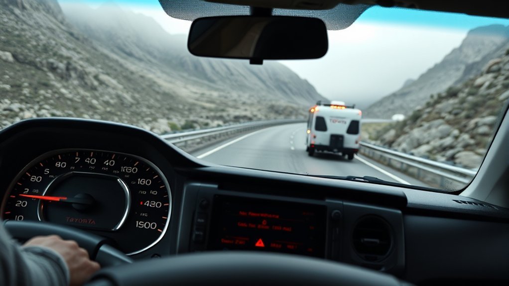 monitor transmission while towing
