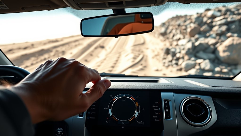 Toyota Tundra Multi-Terrain Select controls for off-road driving