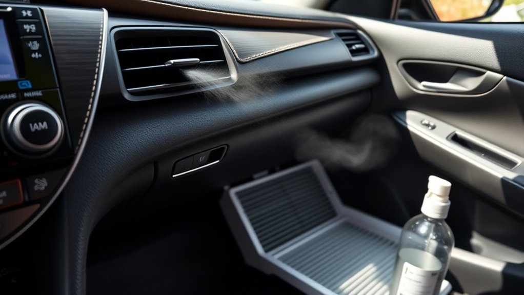 musty odor in camry
