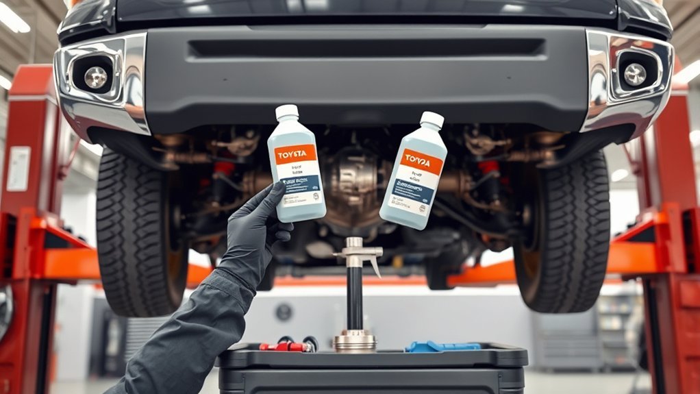 Comparing Toyota Tundra differential fluid recommendations