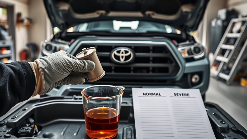 Toyota Tacoma oil change interval and maintenance schedule