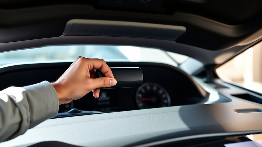 Opening and securely supporting the hood of a Toyota Camry