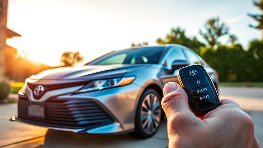 improving Toyota Camry key-fob and app remote-start performance