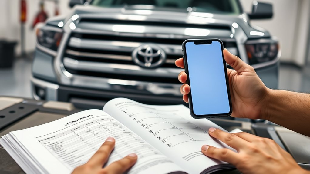 Toyota Tundra owner's manual and maintenance guide