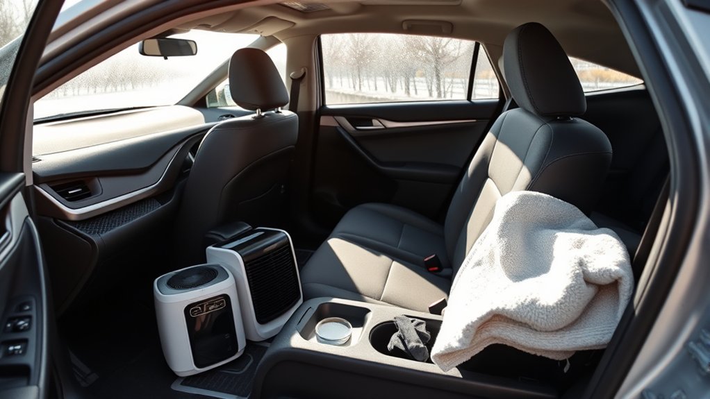 Inspecting a Toyota Camry for leaks to prevent mildew and musty odors