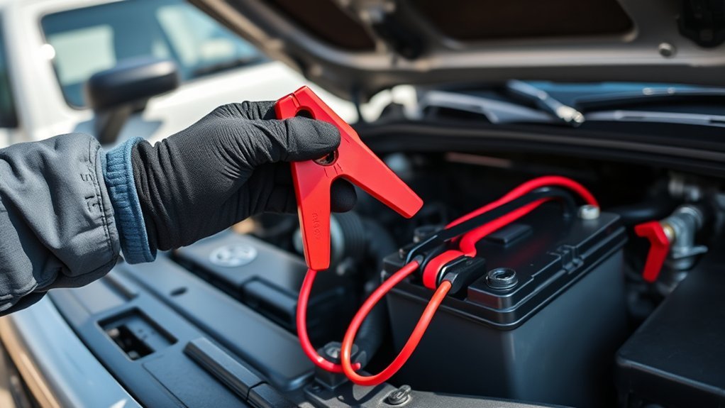proper jump start clamp order