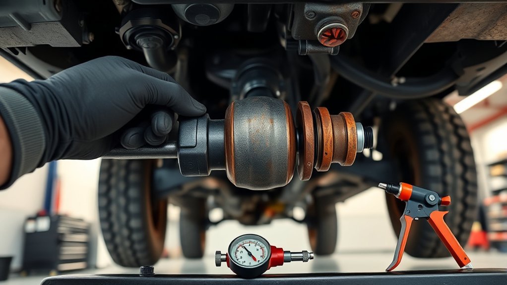 Greasing a Toyota Tacoma U-joint correctly
