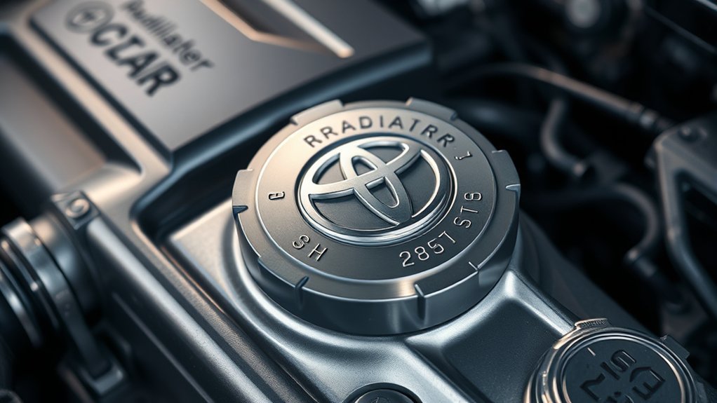 Toyota Camry radiator cap pressure and cooling-system operation