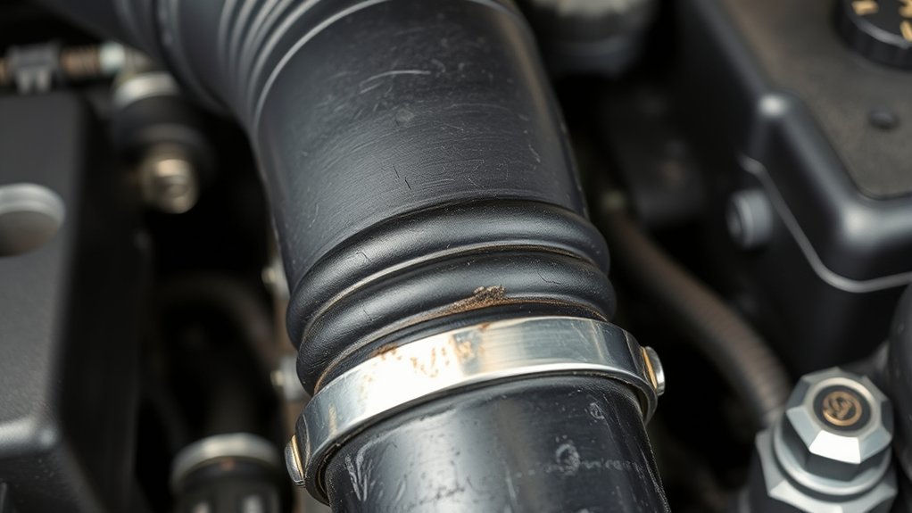 radiator hose damage indicators