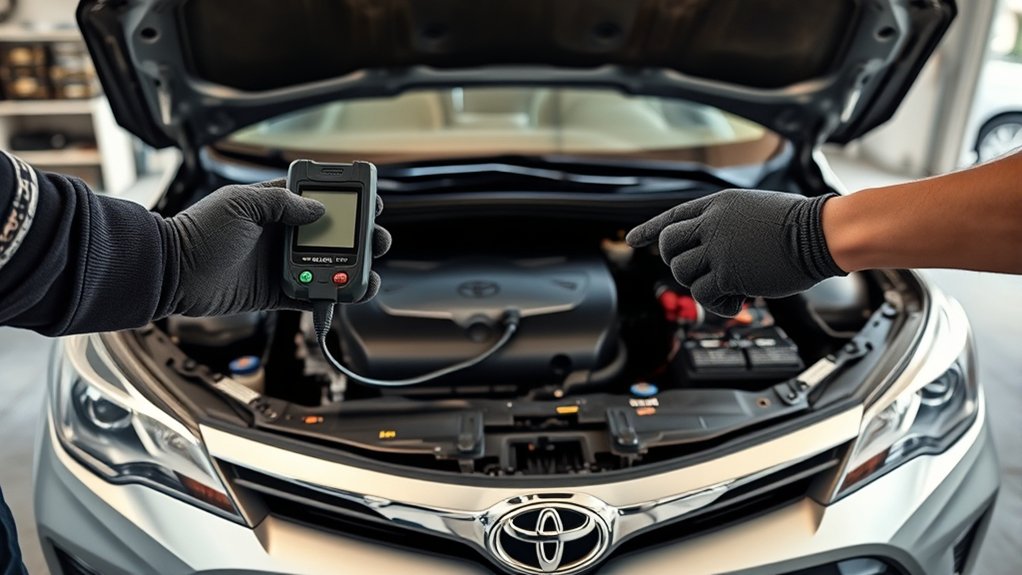 Toyota Camry engine with random or multiple-cylinder misfire code P0300