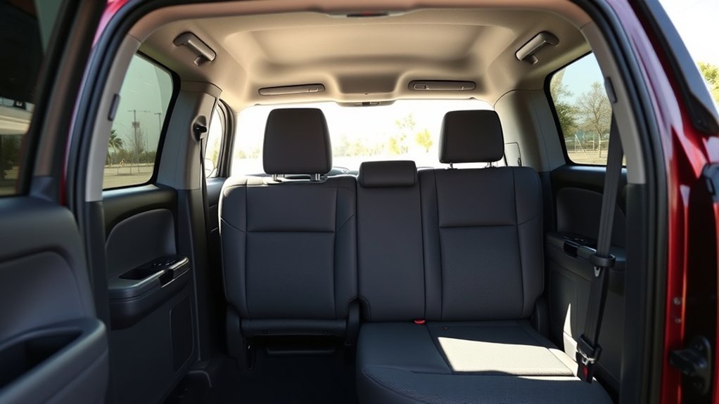 2024 Toyota Tacoma Double Cab rear-seat space and dimensions