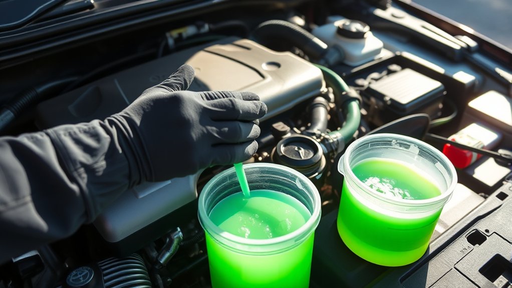 Toyota Camry cooling-system maintenance inspection