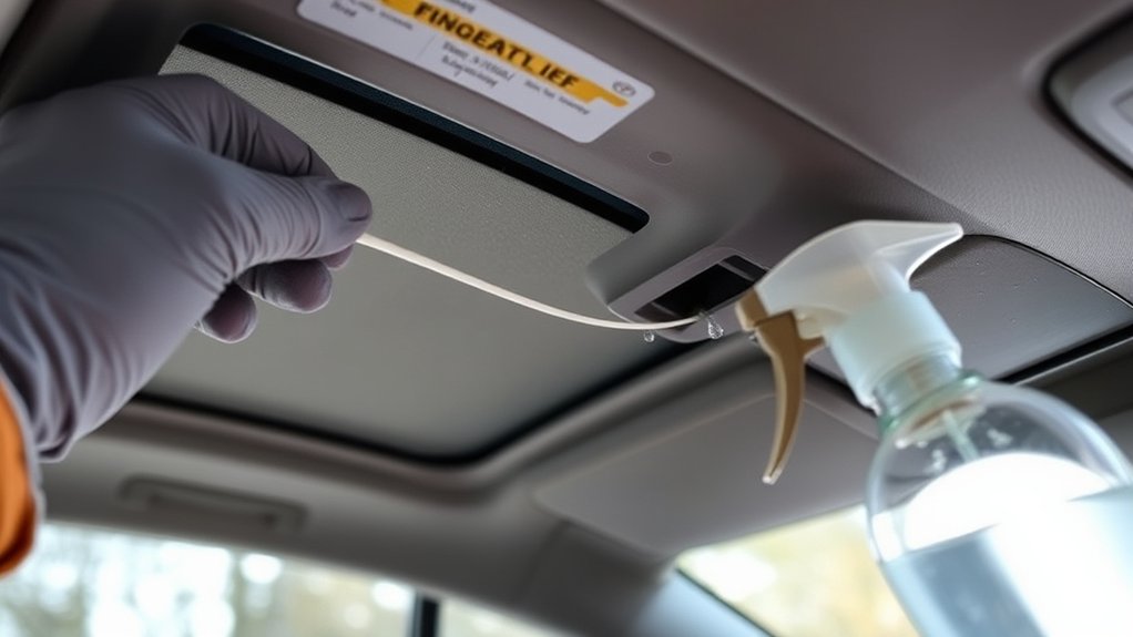 regular sunroof drain maintenance