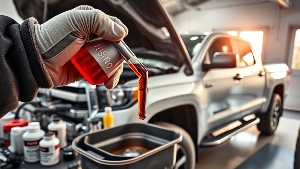 Toyota Tundra transmission maintenance and fluid inspection