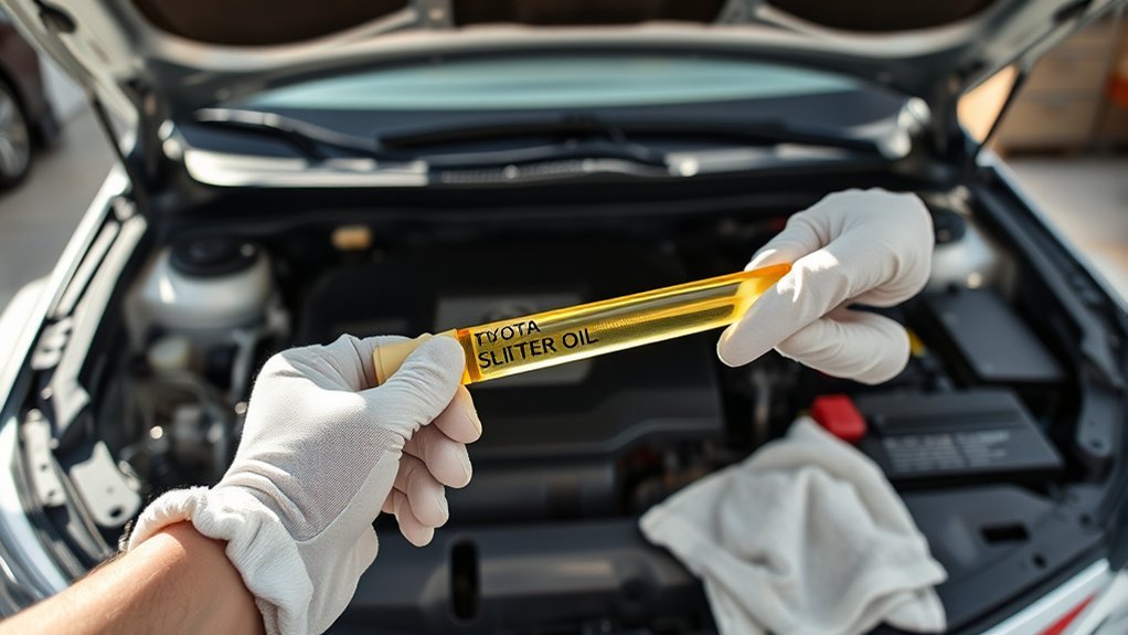 regularly check engine oil
