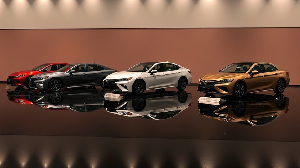 Toyota Camry sedan representing the model's long-running focus on reliability and fuel efficiency