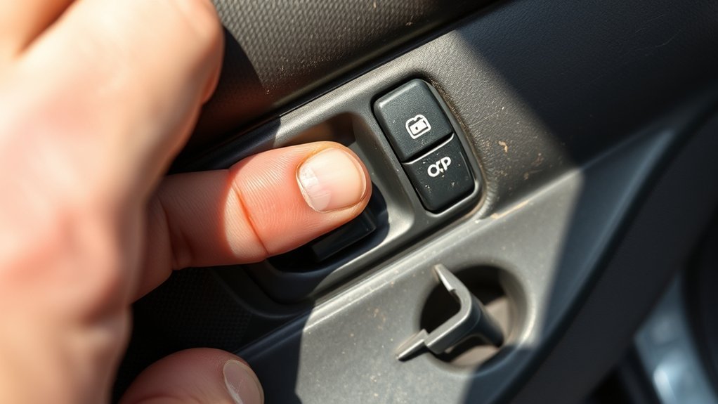 Testing a faulty Toyota Camry power window switch before replacement