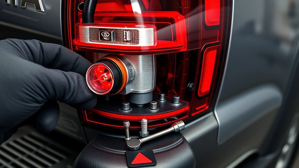 replace tacoma tail light