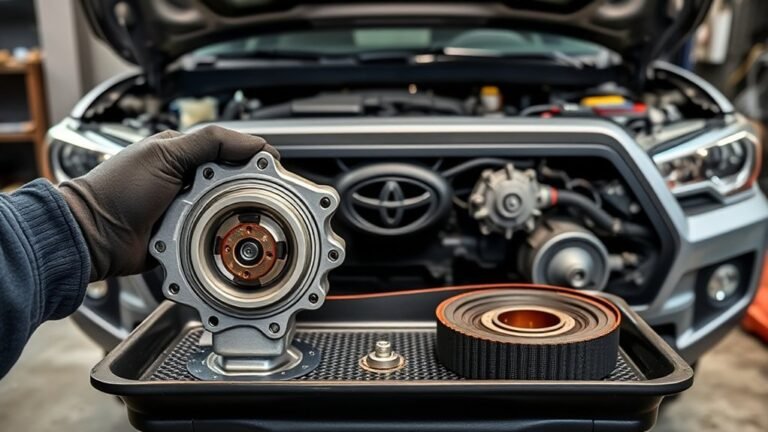 replace tacoma water pump