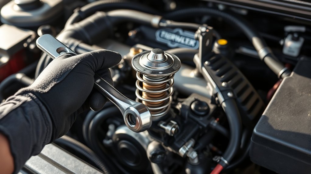 Replacing a Toyota Camry thermostat and housing seal