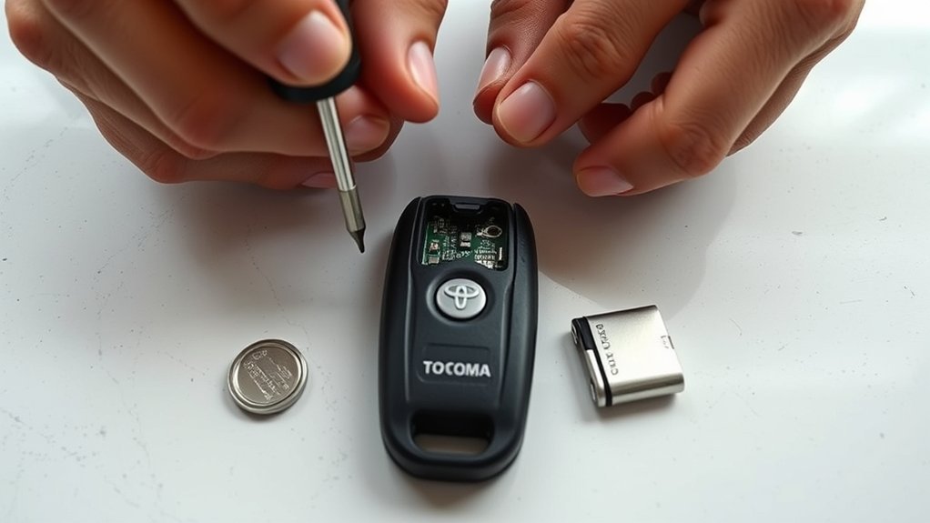 replace toyota tacoma key battery