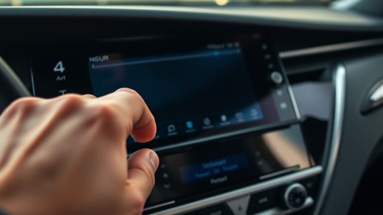 reset toyota camry infotainment system