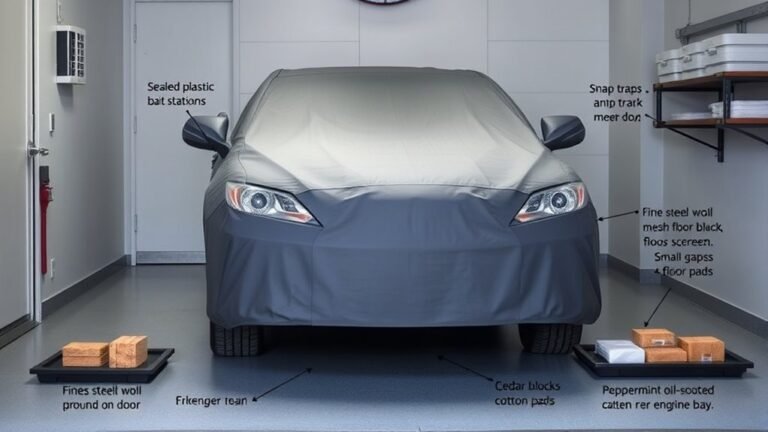 rodent prevention for vehicles
