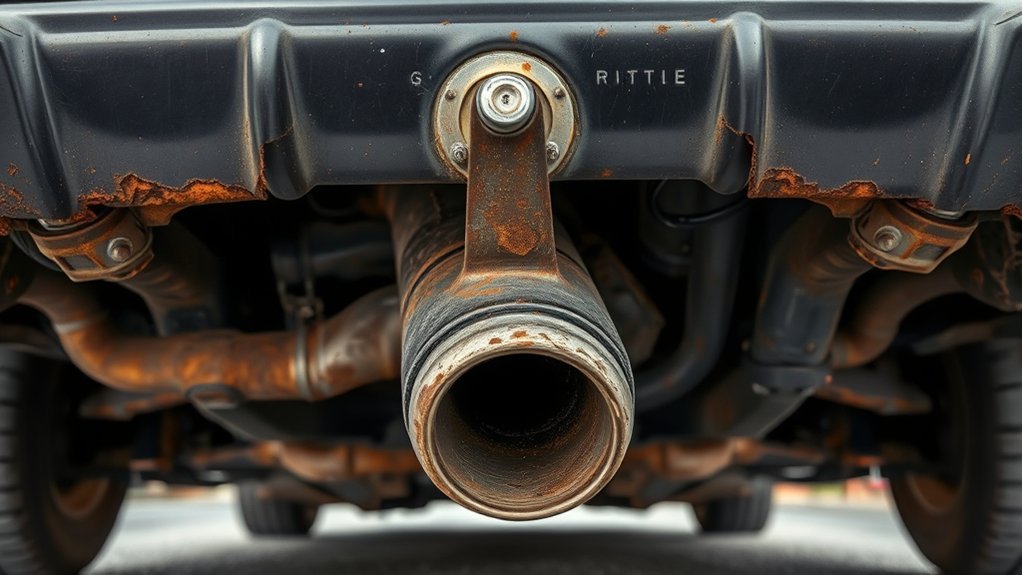 Common causes of rust and corrosion on a Toyota Camry exhaust system