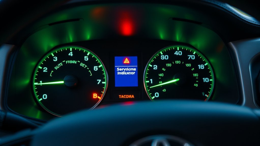 scheduled service reminder indicator
