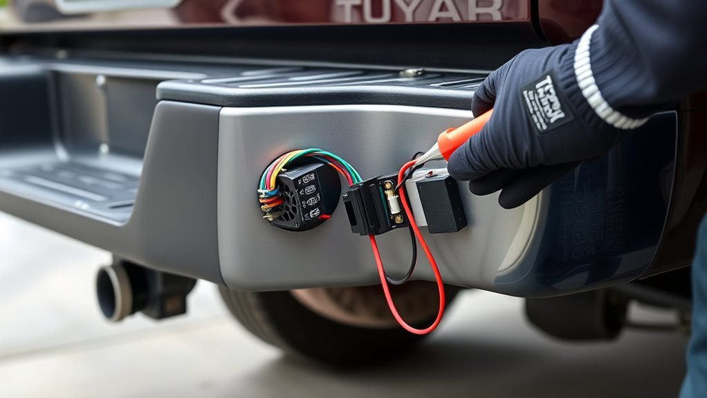 secure trailer wiring connections