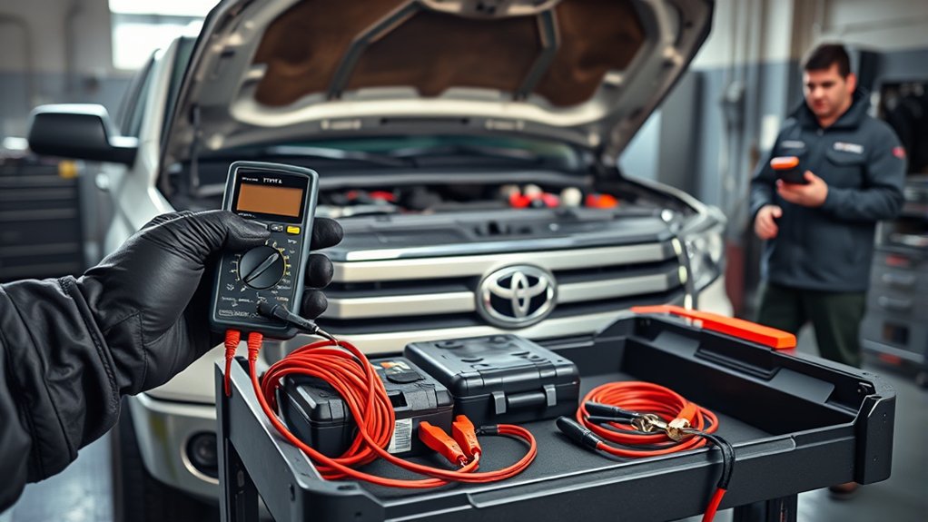 Professional diagnosis of a Toyota Tundra that will not start
