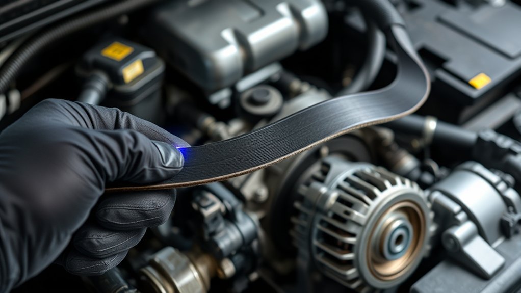 Consequences of a damaged Toyota Camry accessory drive belt