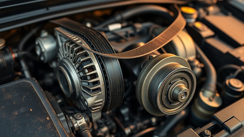 Toyota Camry serpentine belt and accessory drive inspection