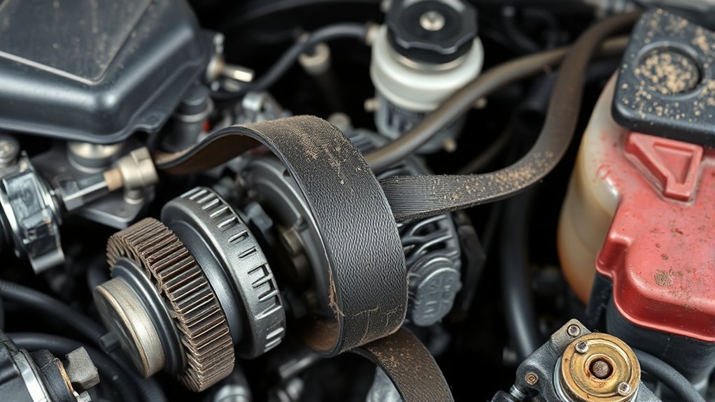 Toyota Camry temperature warning related to accessory belt failure