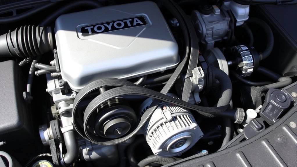 Toyota Camry serpentine belt replacement procedure