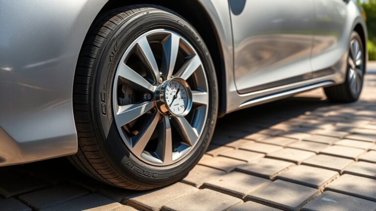 setting toyota camry tire pressure