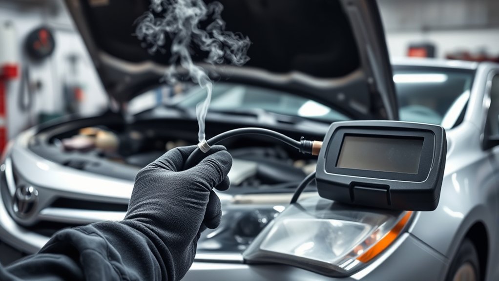Toyota Camry EVAP system with a very small vapor leak