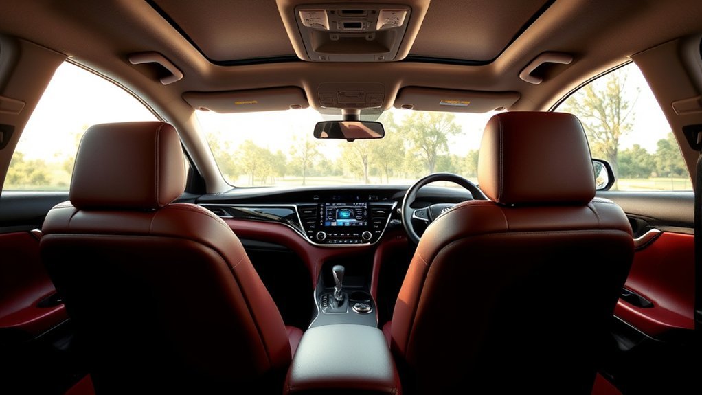 2026 Toyota Camry cabin with touchscreen and spacious seating
